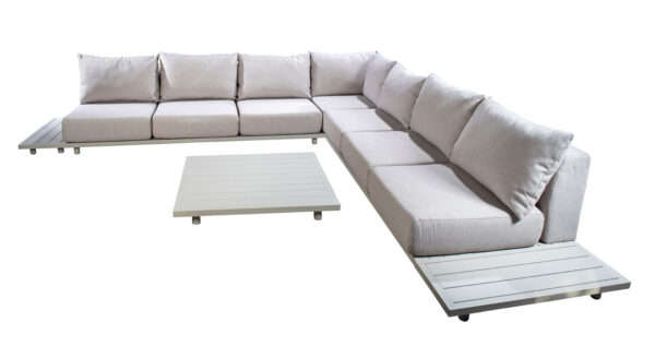 Yoi Vallon Cornerset 2x 3-seater sofa, 1x Corner + 2 Sidetable + Coffeetable