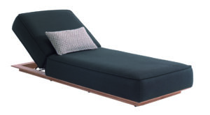 Gescova Juan Sunlounger Teak + Kussen AW Twitell