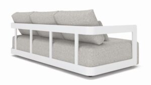 Gescova Rafael 3-Seater Alu-Bruma Niebla