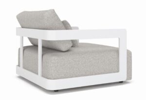 Gescova Rafa Loungechair Alu-Bruma Niebla