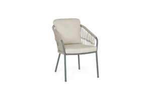 Suns Nappa Diningchair MRG-Natural Gravel New Weave