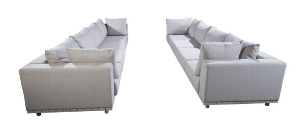 Yoi Vallon 2x 3-seater armrest left +right +2x Corner + 2x Sidetable