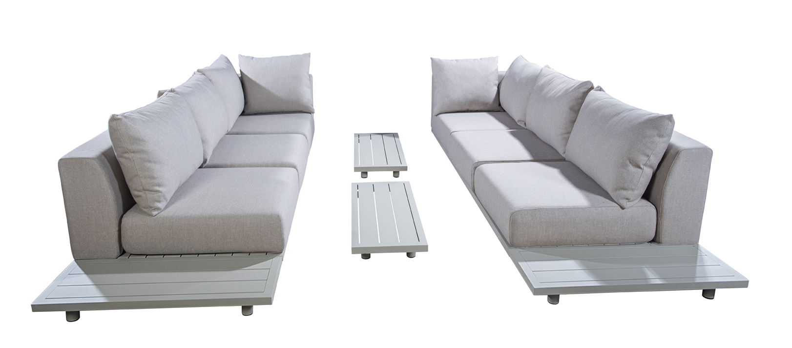 Yoi Vallon Loungeset Face To Face Alu + 4 Sidetable