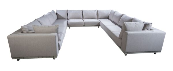 Yoi Vallon U-Shapeset 2x 3seater armrest left-right + 2 Corner + 2-seater Sofa