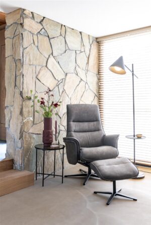 Henders en Hazel Lotis Relaxfauteuil met Hocker