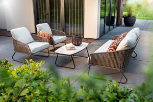 YOI - Calera loungeset 4-delig bronze/wool white