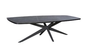 YOI Calma oval 270x110 cm dining table alu dark grey slate