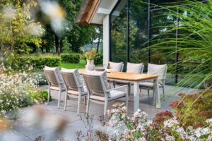 2025 YOI Marinha alu salix belt salix flax beige - Muro rectangulare alu salix teak