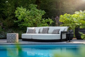 2025 YOI Millor daybed alu black wool white