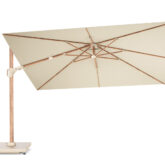 Platinum Zweefparasol Challenger T2 260×350 Teak Champagne Premium