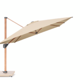 Platinum Zweefparasol Challenger T1 400×300 Teak Champagne Premium