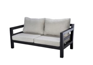 YOI 2025 Midori sofa 2 seater alu blackwool white AW