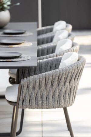 2025 Borek alu rope genua chair bronze wenge
