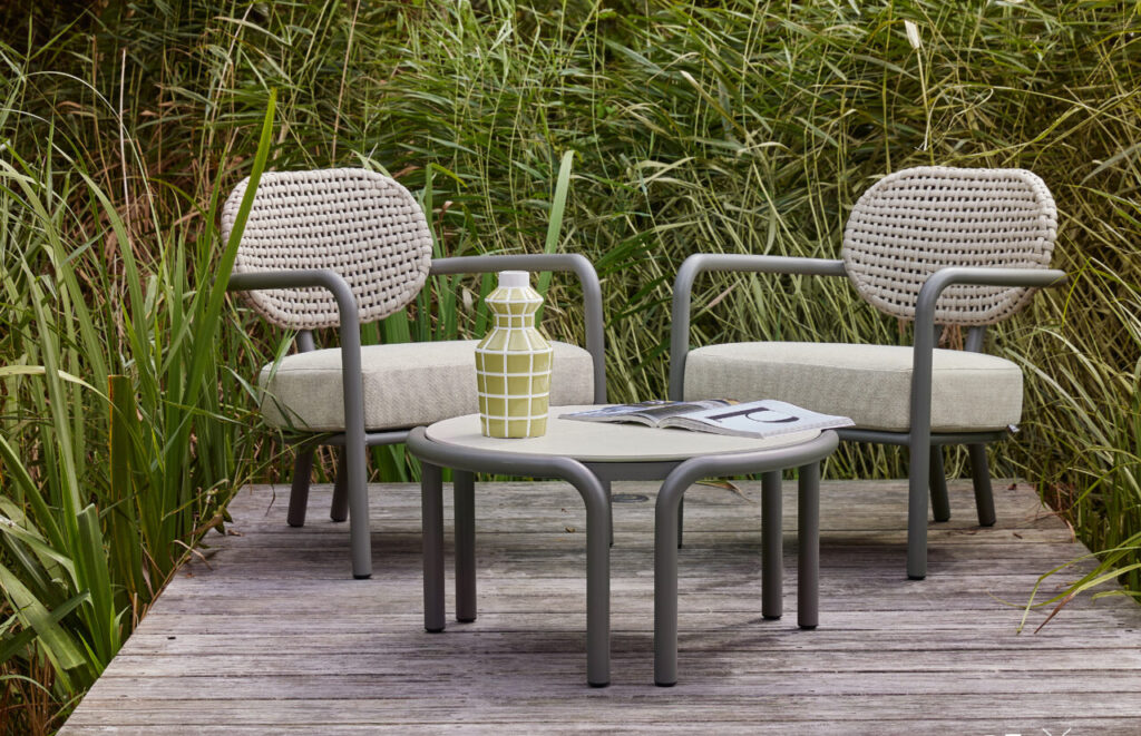 Apple Bee Lugano Loungechair set van twee showroommodellen