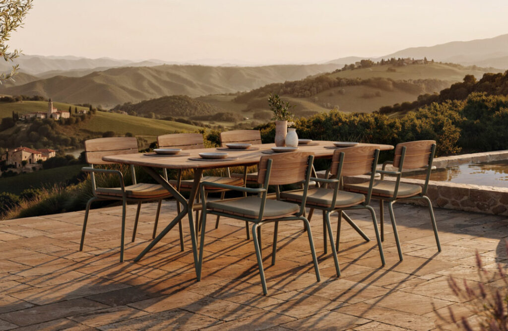 Yoi Camogli dining table 240×90 cm olive