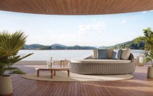 Borek Deauville Daybed met wielen
