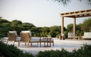 Max & Luuk Lorenza low dining chair